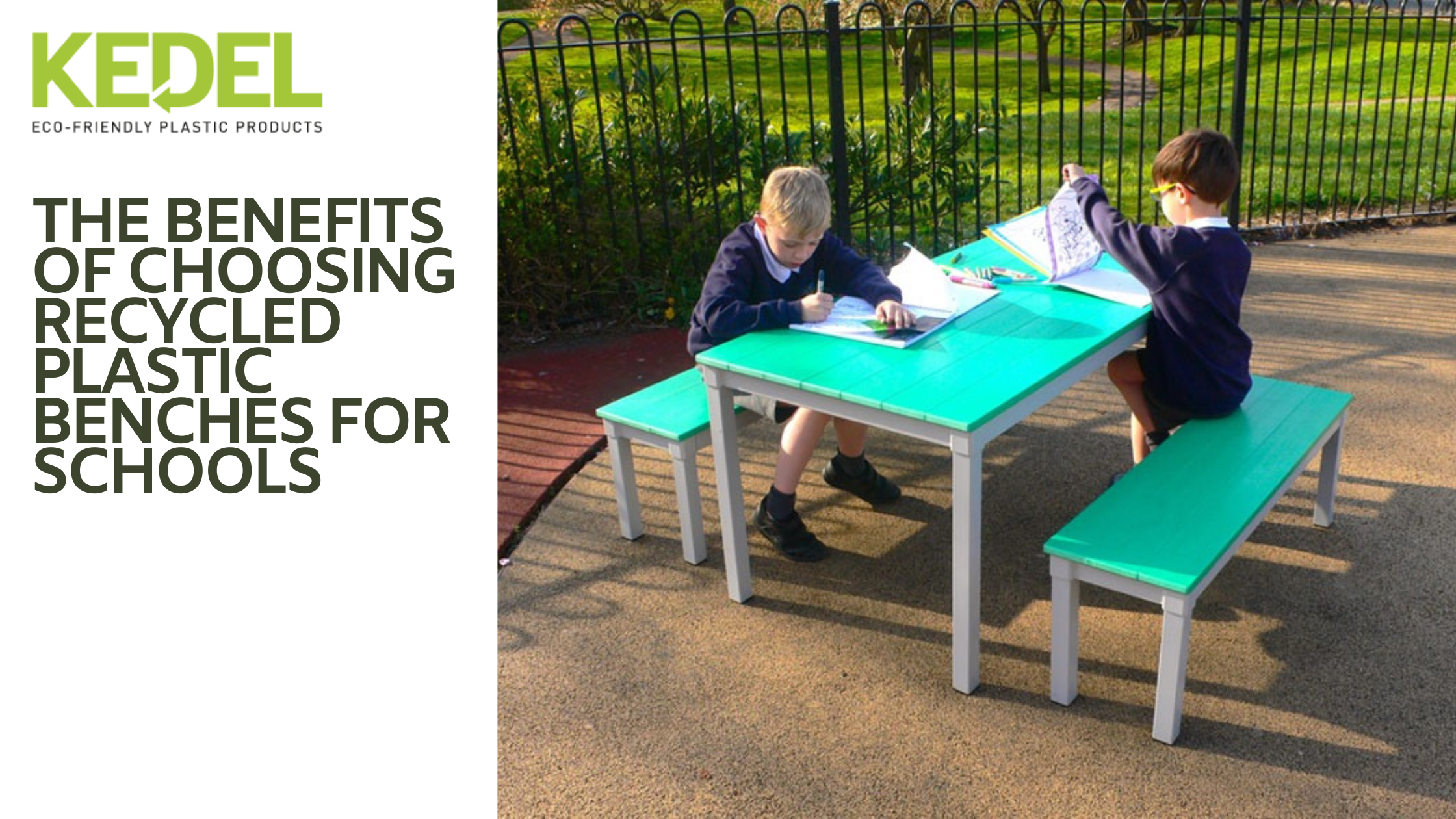 The Benefits of Choosing Recycled Plastic Benches for Schools